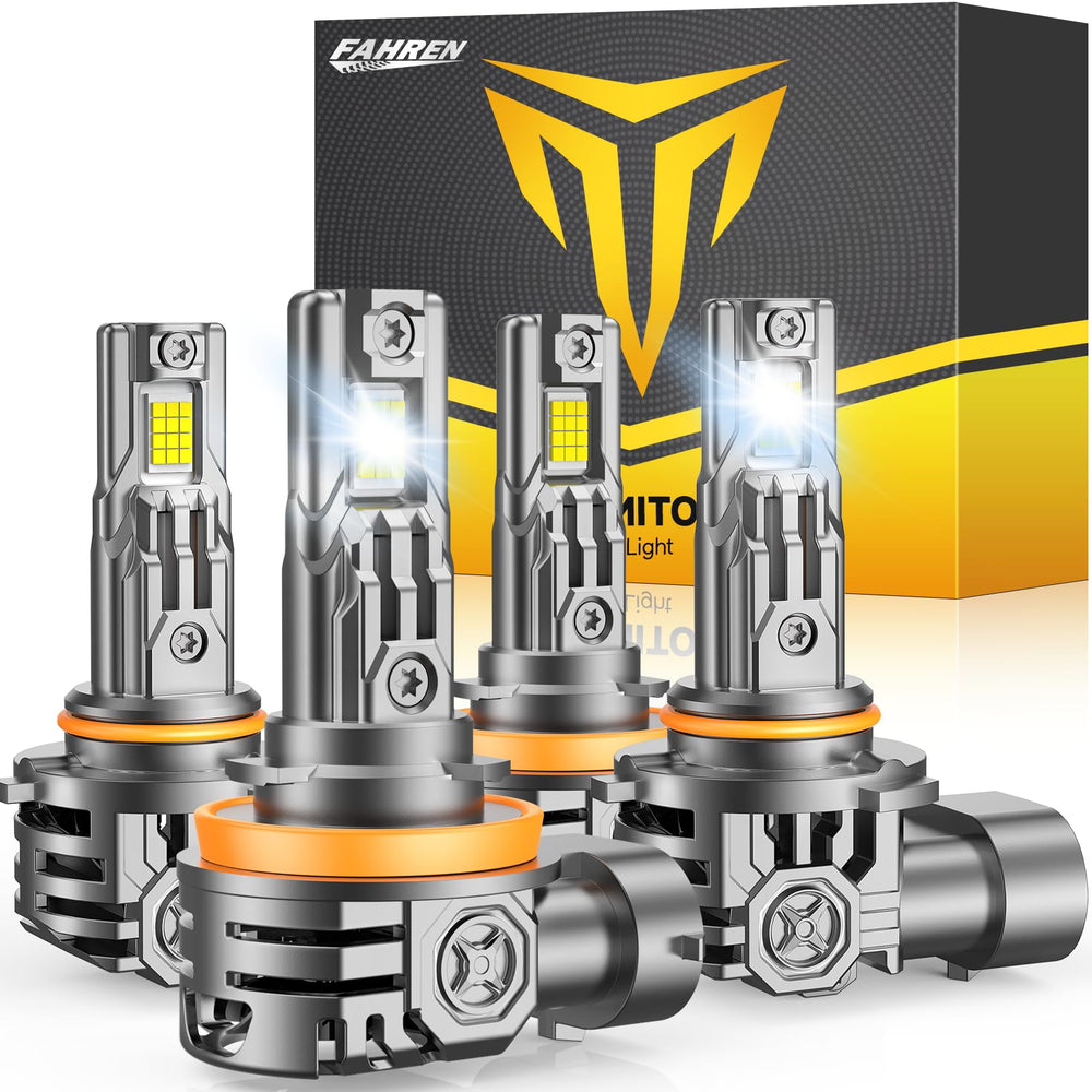 FAHREN H11/H9/H8 bulbs deliver 110,000lm for brighter night visibility