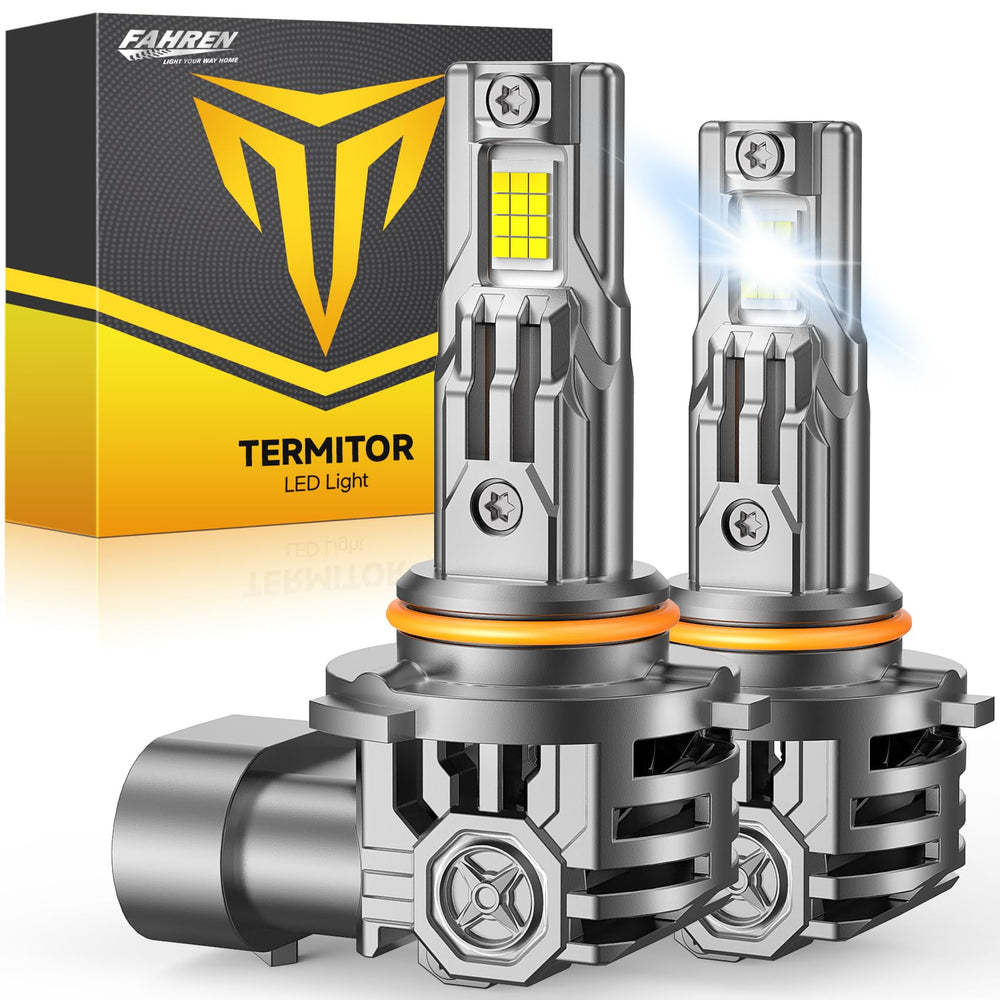 FAHREN HB3 9005 LED bulb brightness for clearer night visibility