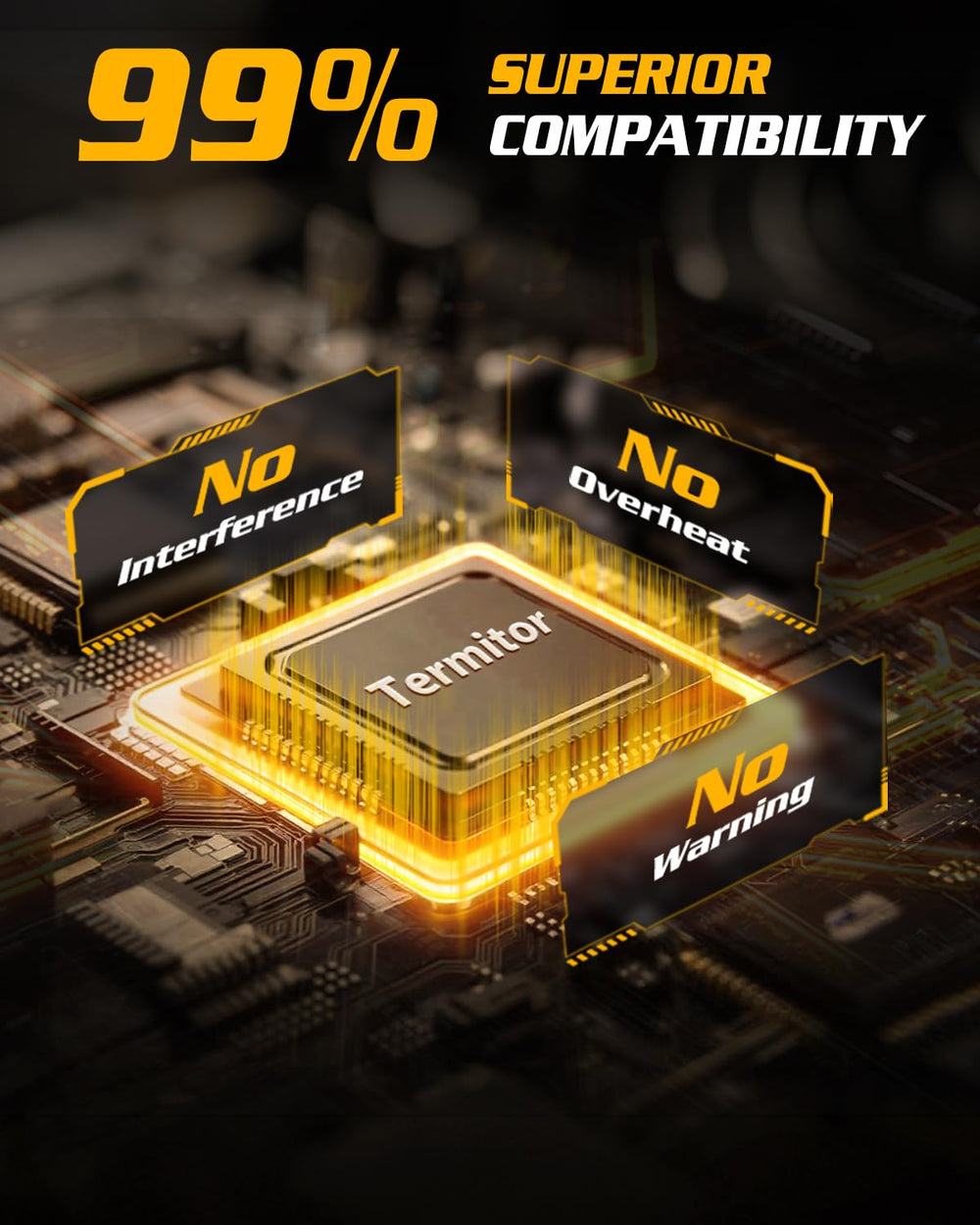 FAHREN IP68 waterproof rating for all-weather reliability