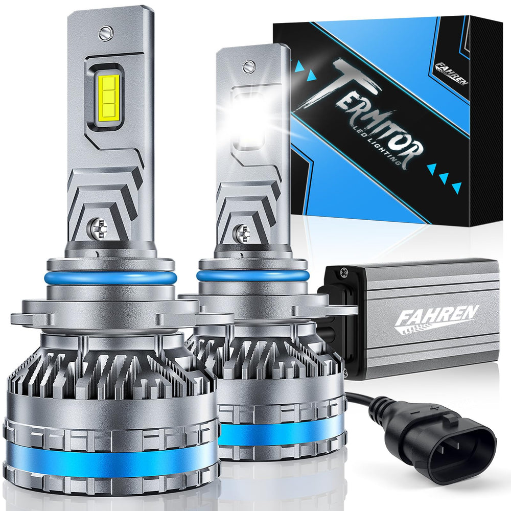 FAHREN 9012-HIR2 bulbs with bright fog beam for improved night visibility.