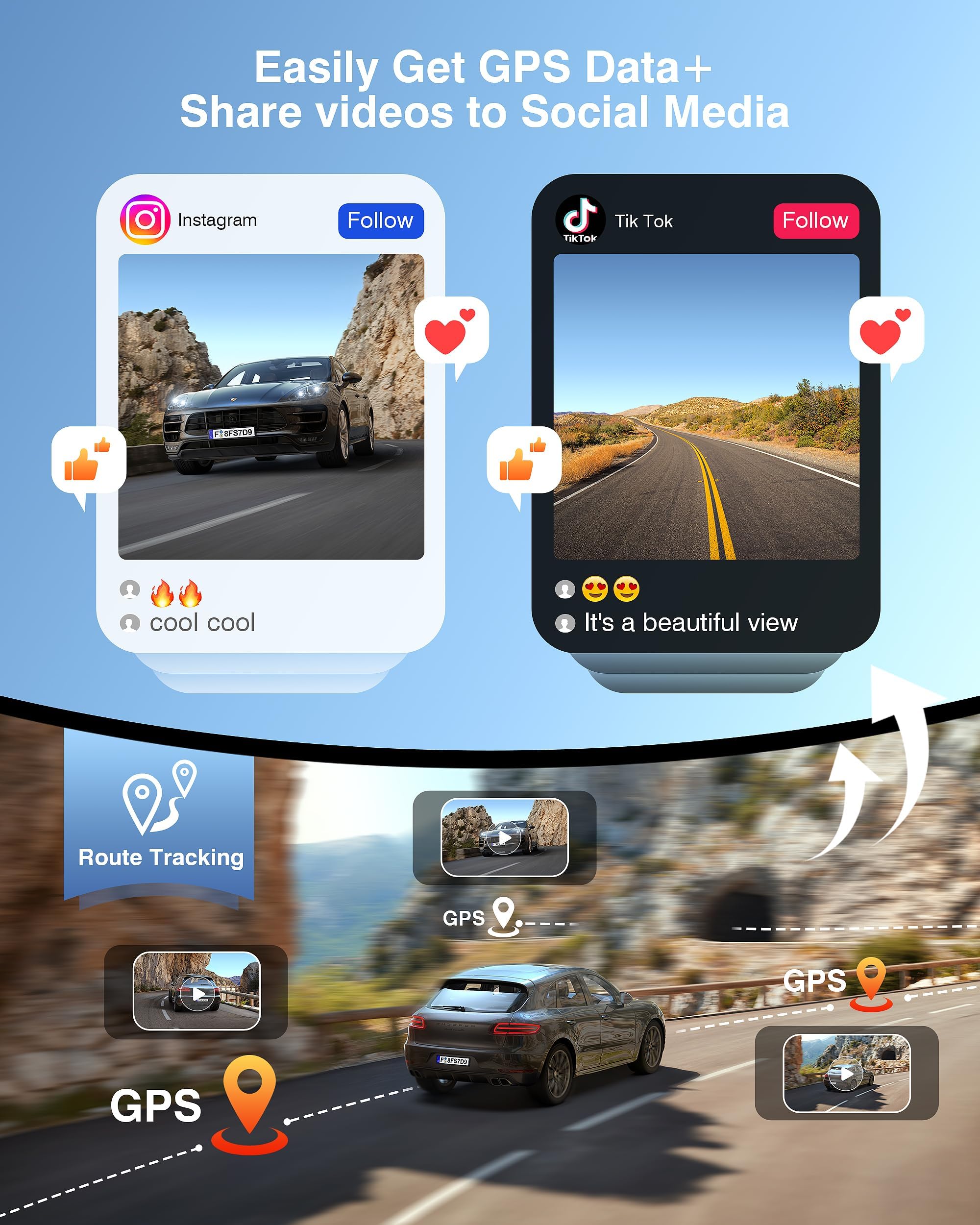 FAIMEE GPS WiFi app live view on phone demonstrating fast downloads and tagging
