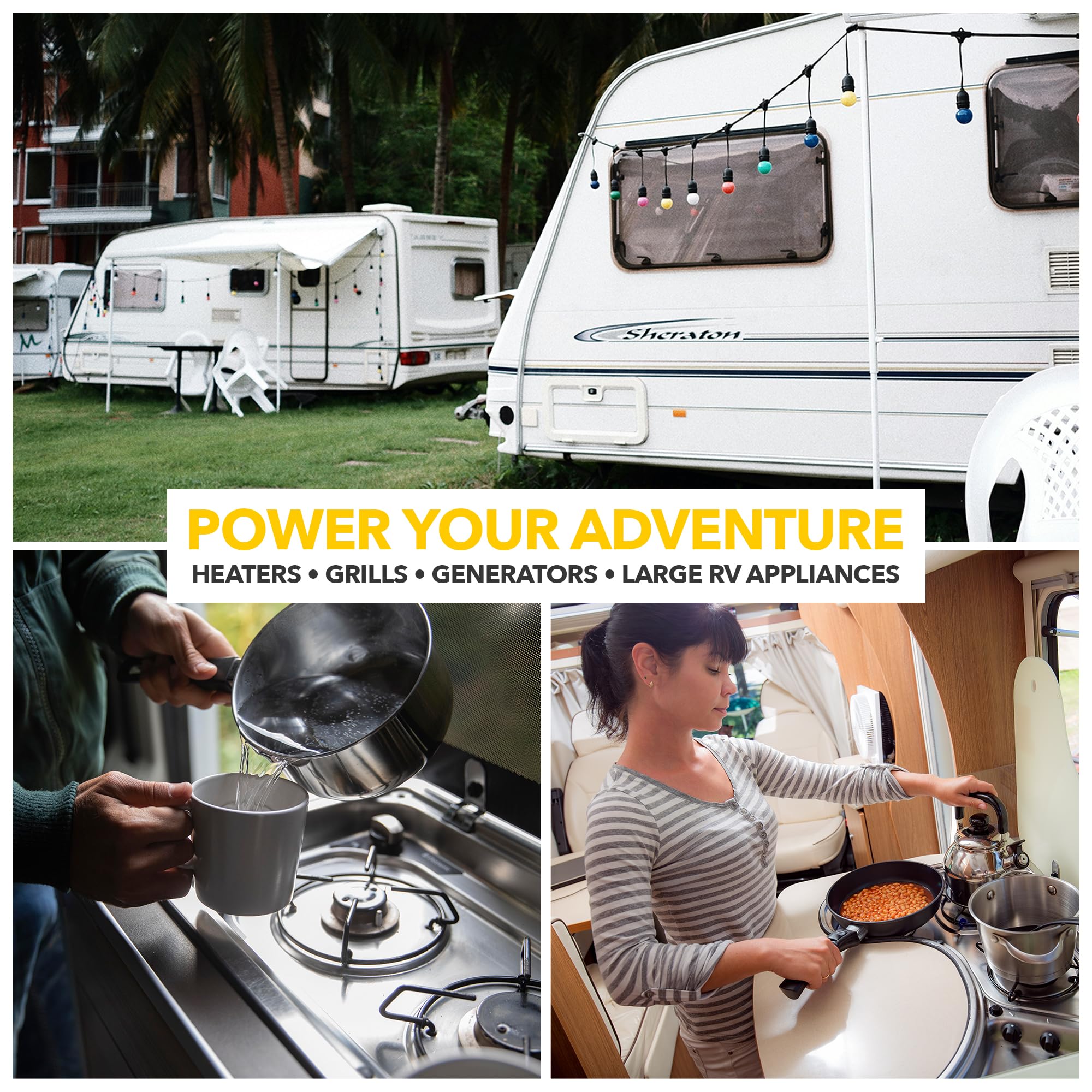 Fairview GR-630B high-capacity regulator enables heavy-duty RV use