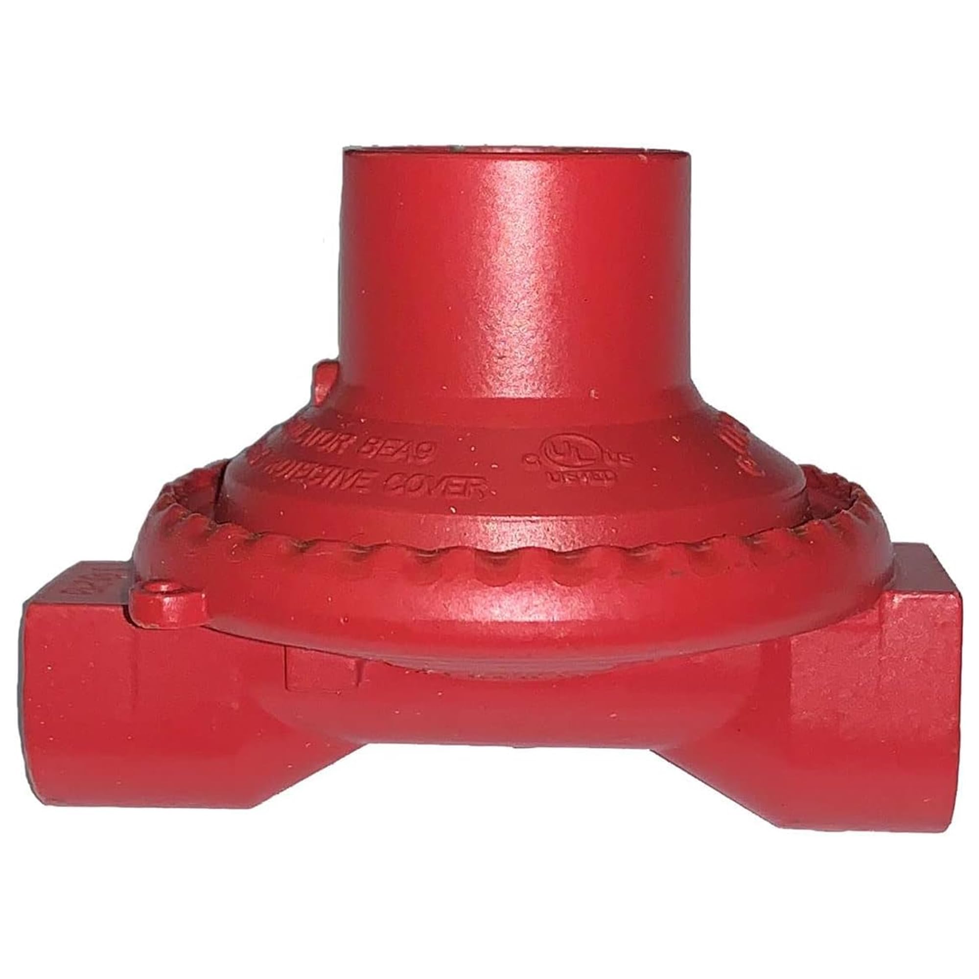 Fairview GR-630B regulator installation close-up for secure RV propane setup