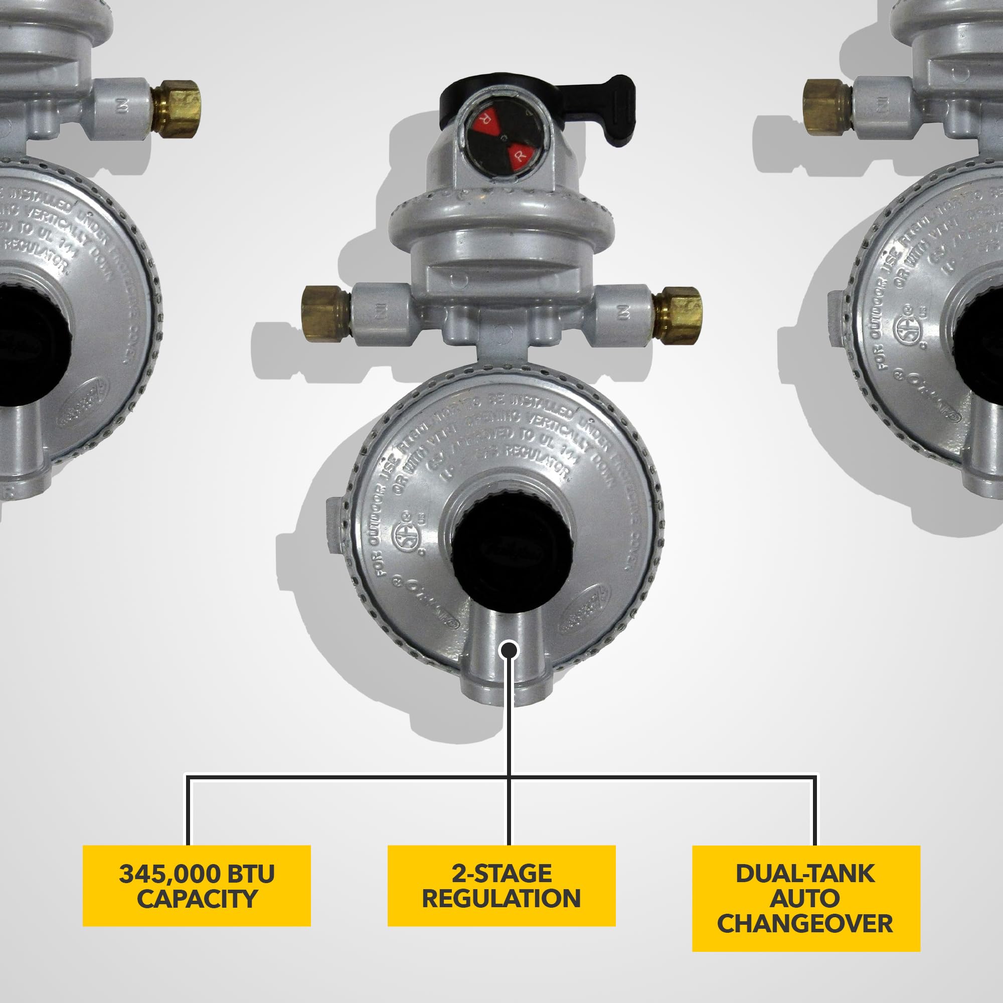 Fairview GR-9984 color indicator highlights active tank status for simple management
