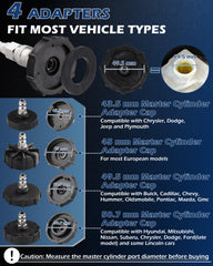 FAITIO 43.5mm adapter ready for Chrysler-family master cylinders.
