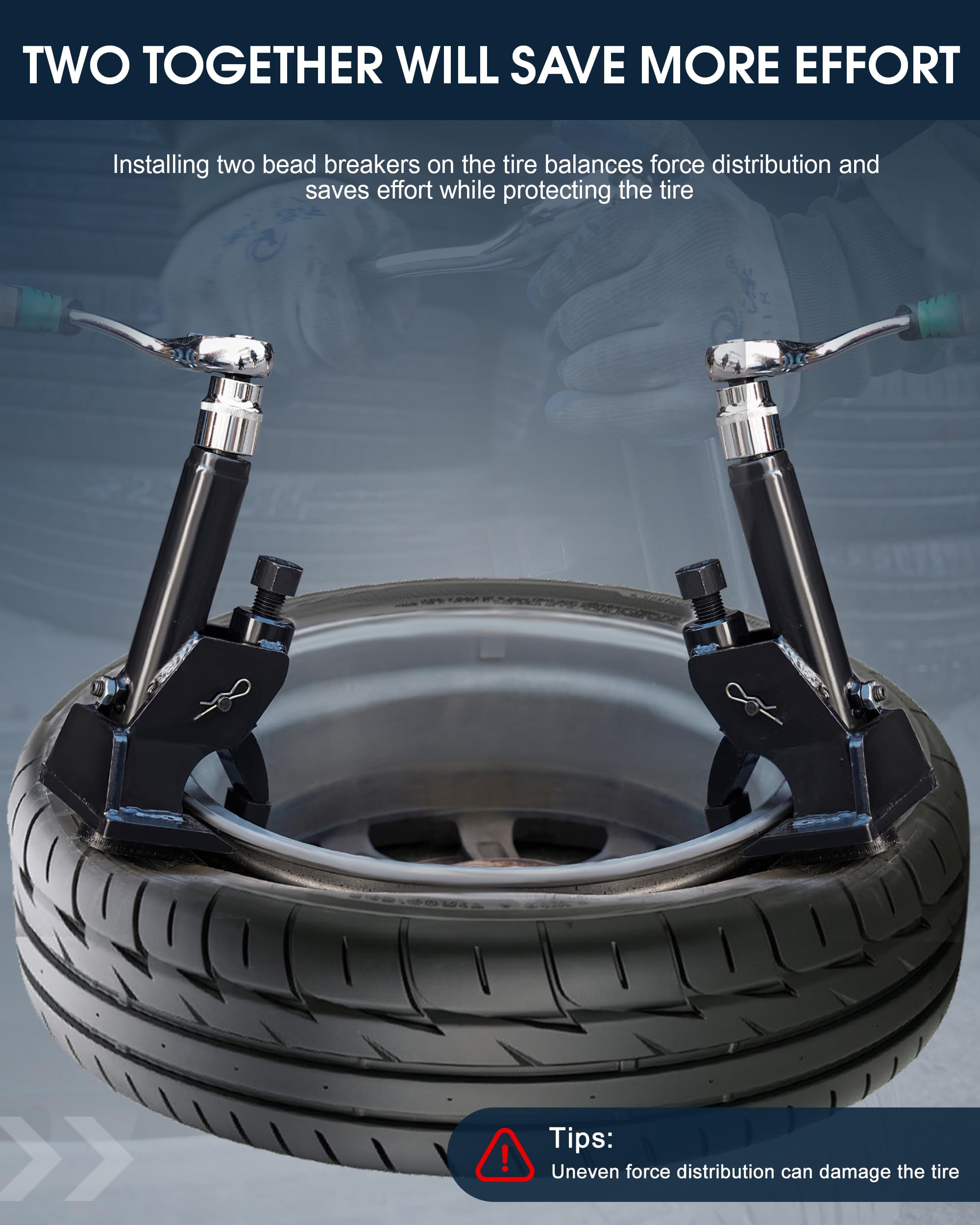 FAITIO bead breaker with rust-resistant electrophoresis coating.