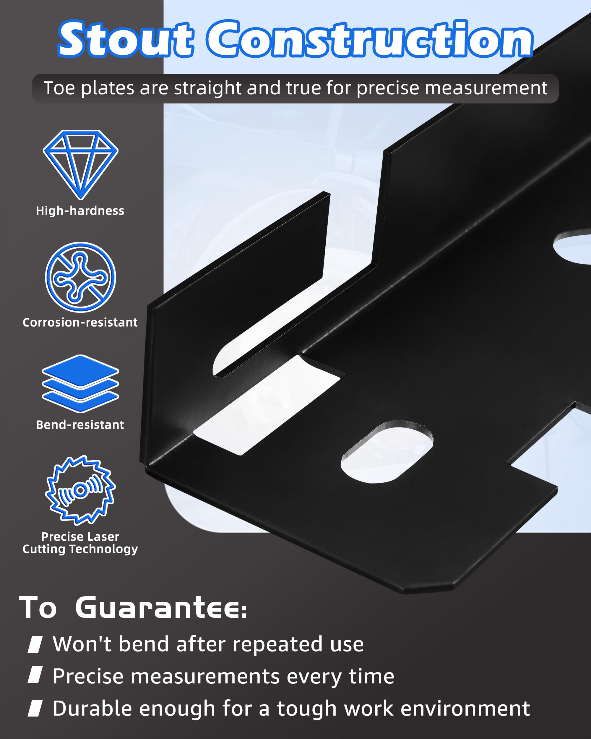 FAITIO hub stand mounting scene shows easy wheel alignment setup