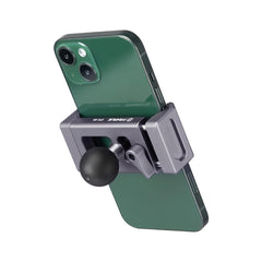 FANAUE aluminum motorcycle phone holder with 1 inch ball head for secure riding