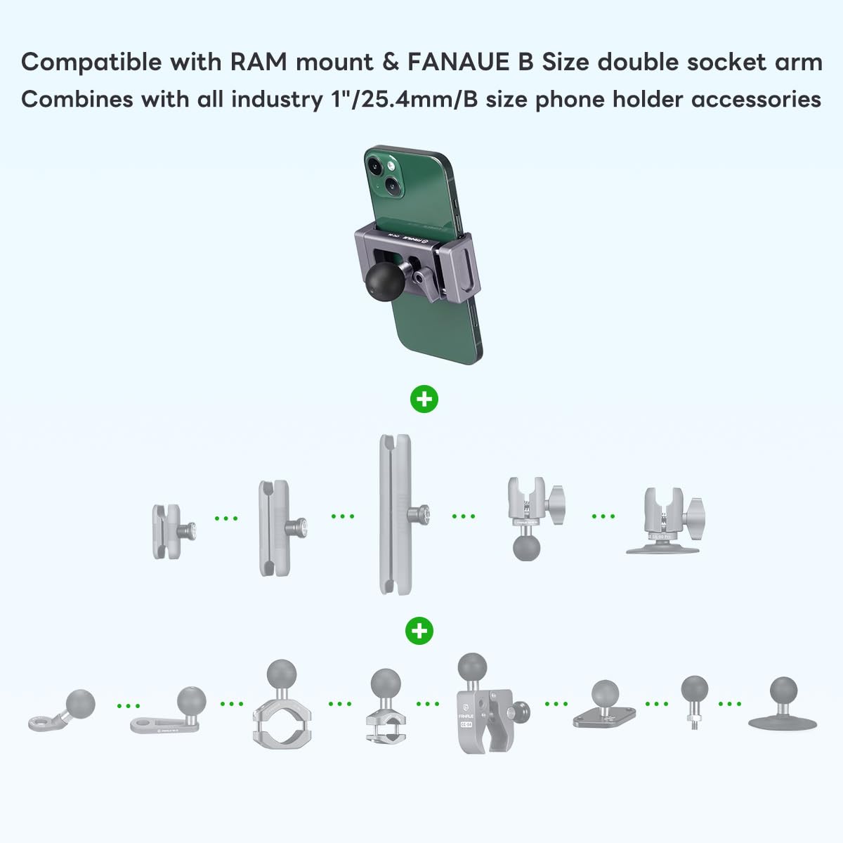 Close-up of 360 degree rotation for ideal viewing angle during rides