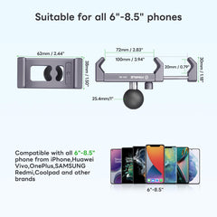 FANAUE RAM B size compatible mount showing easy installation and stable fit