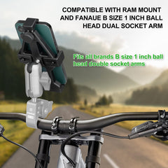 FANAUE anti-loosening knob adds security during high-speed rides.