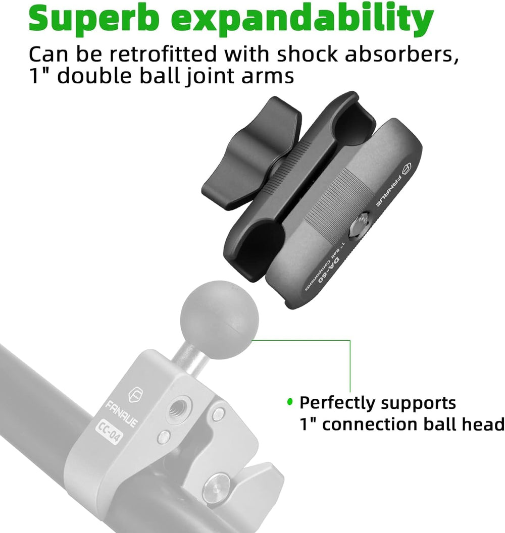 FANAUE anti-shake design minimizes wobble on rough roads.