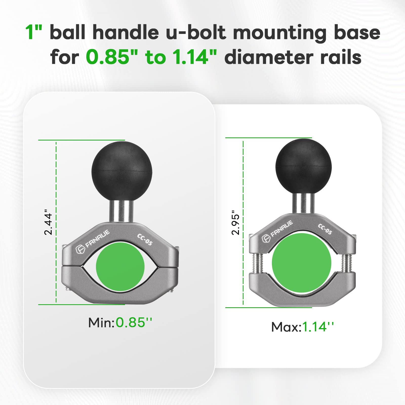 FANAUE RAM B-type dual socket arm compatibility for flexible device positioning.