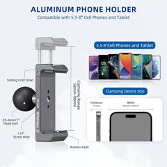 FANAUE silicone-protected corners cushion the phone during rugged rides