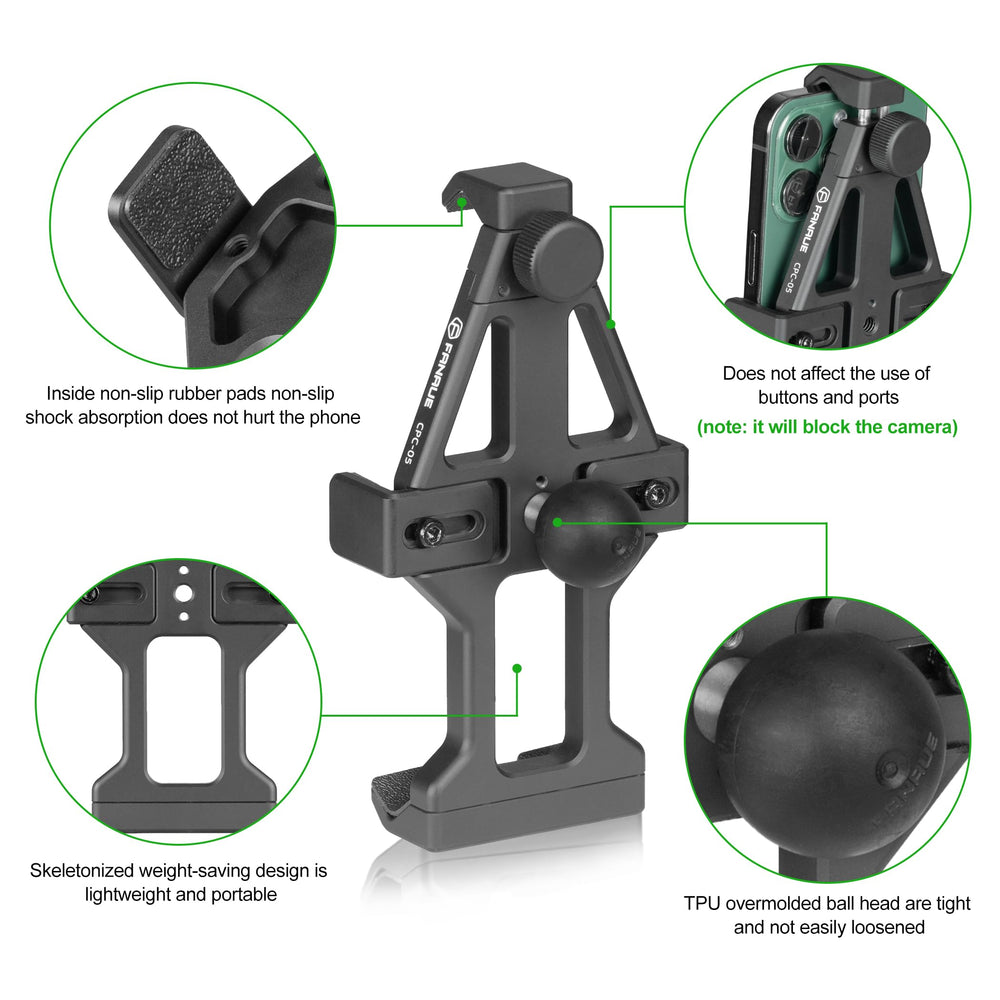 FANAUE compatible with 5.5–7 inch devices across bikes and scooters.