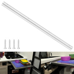 FancyTark 16-1/2-inch RV mounting rail side view enables easy grill access.