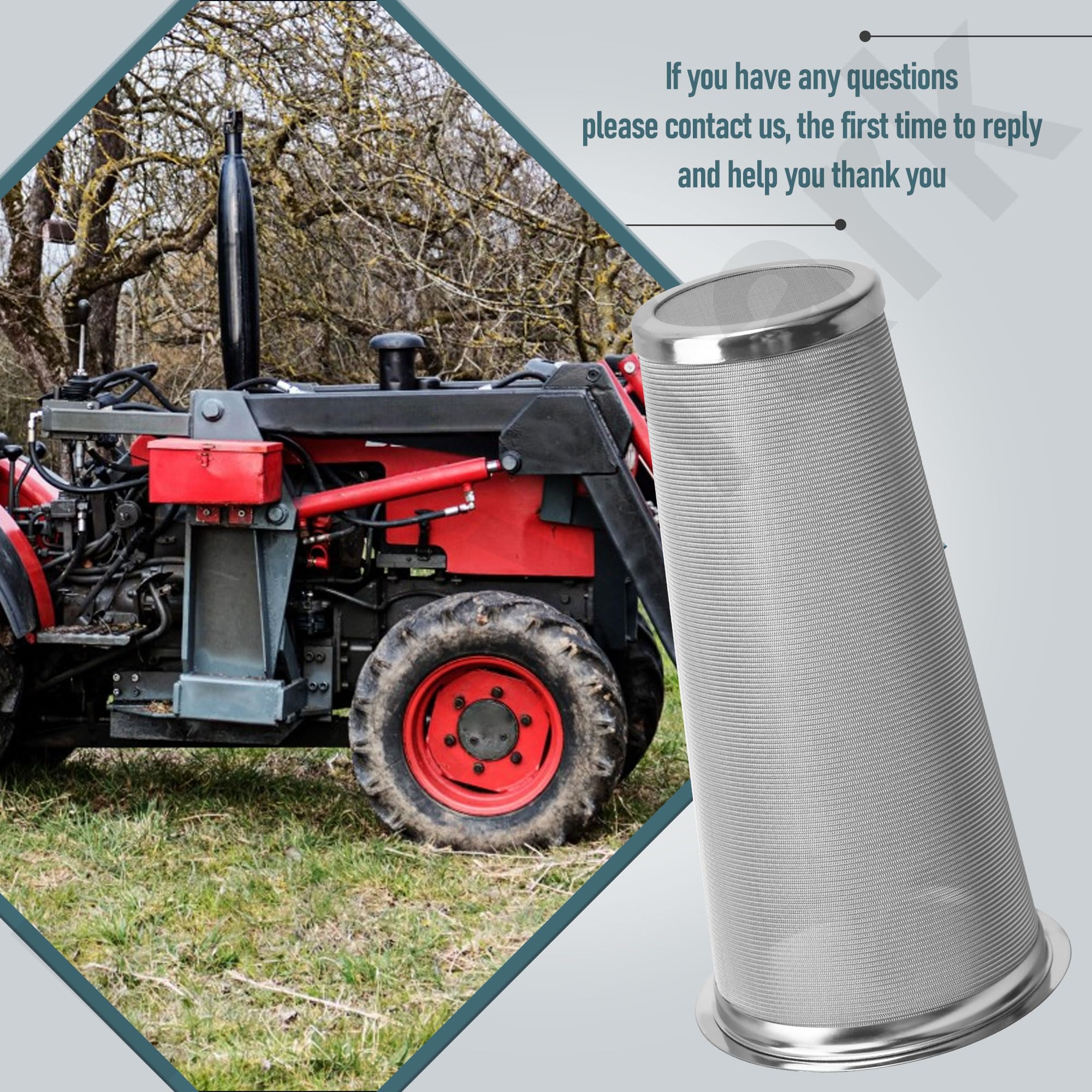 FancyTark cone filter stainless steel material image emphasizes durability and long service life.