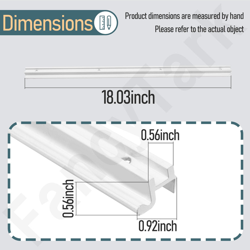 FancyTark RV mounting rail with grill attachment shows versatile exterior mounting.