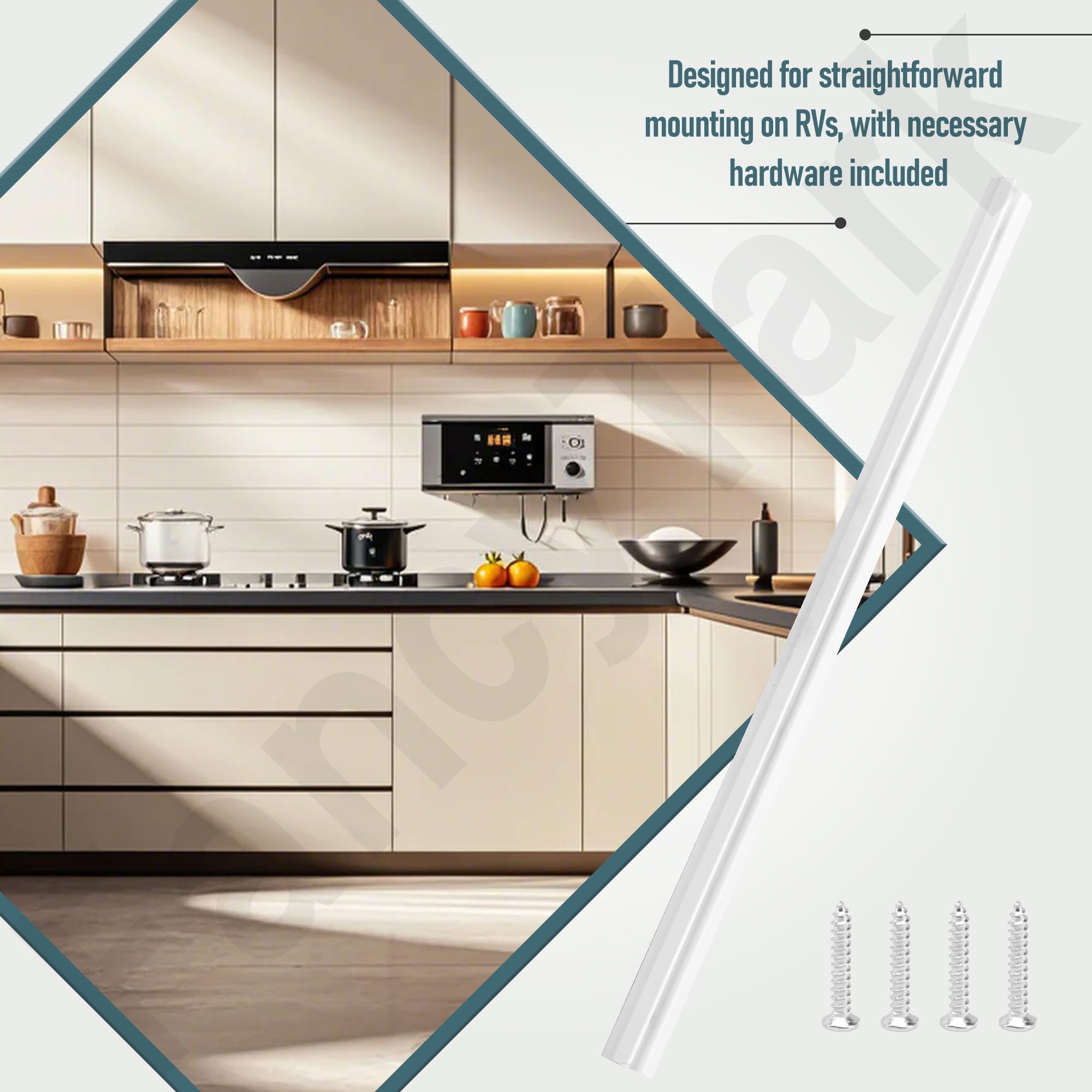 FancyTark rail includes hardware for quick, straightforward installation.
