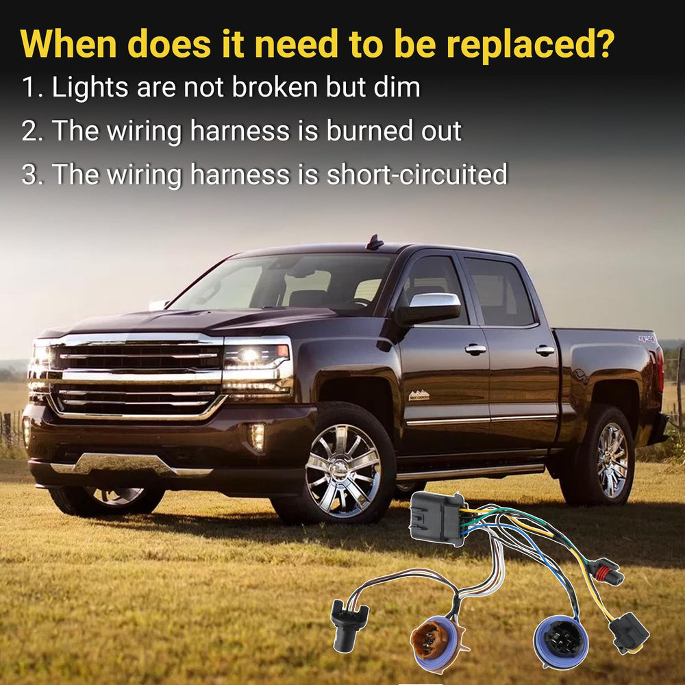 FANHAY 15950809 ready harness demonstrates reliable power to headlights and front lighting