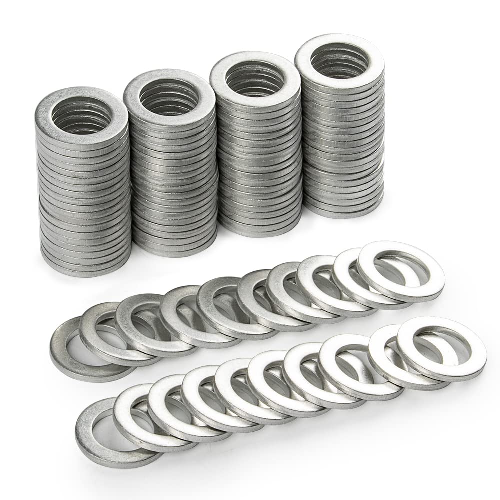 FANHAY oil drain plug washer 14mm, 100-pack for replacement