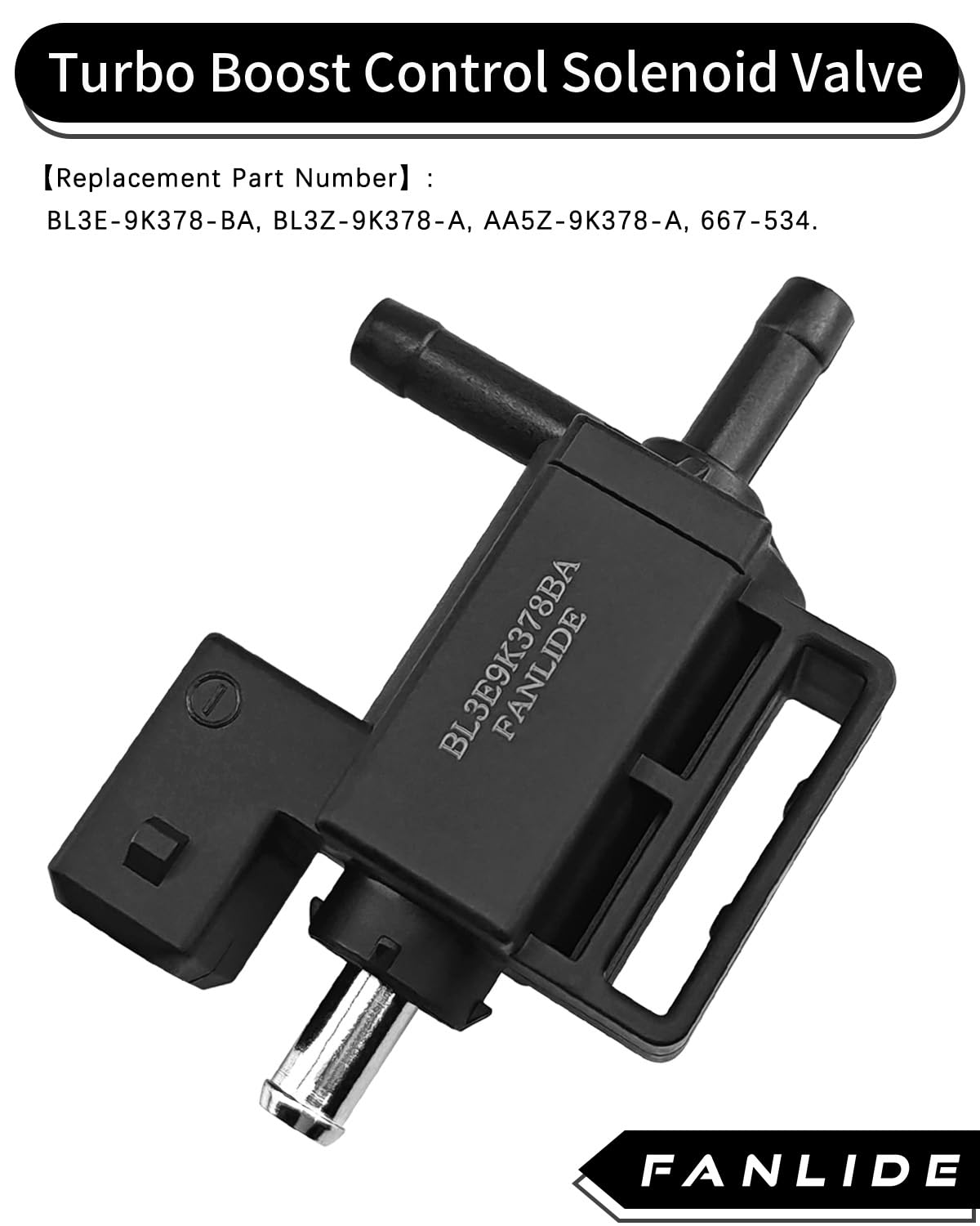 FANLIDE solenoid valve part numbers BL3E-9K378-BA for correct replacement