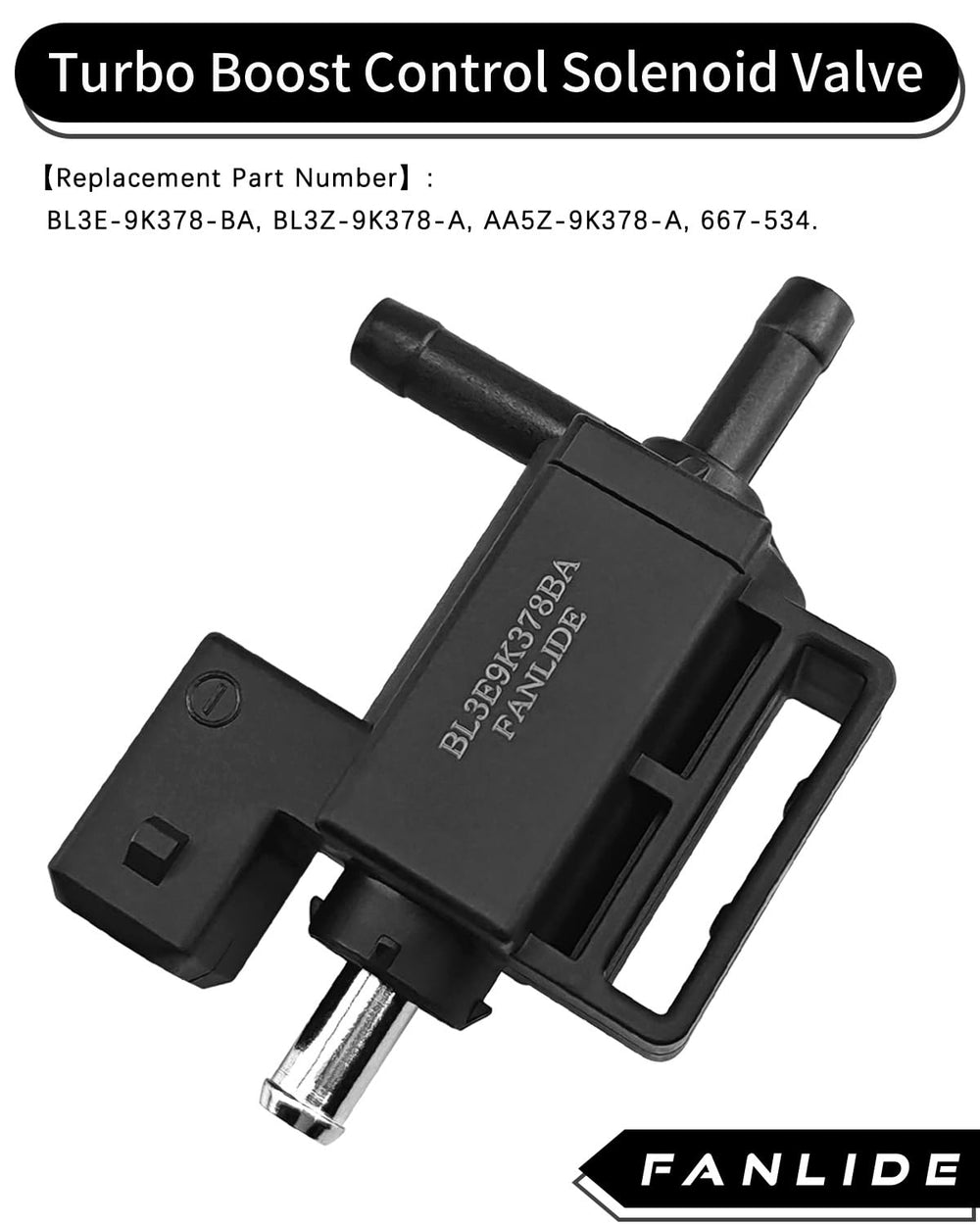 FANLIDE solenoid valve part numbers BL3E-9K378-BA for correct replacement
