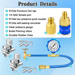 FANOVO BPV31 piercing valve for direct can puncture and controlled charging.