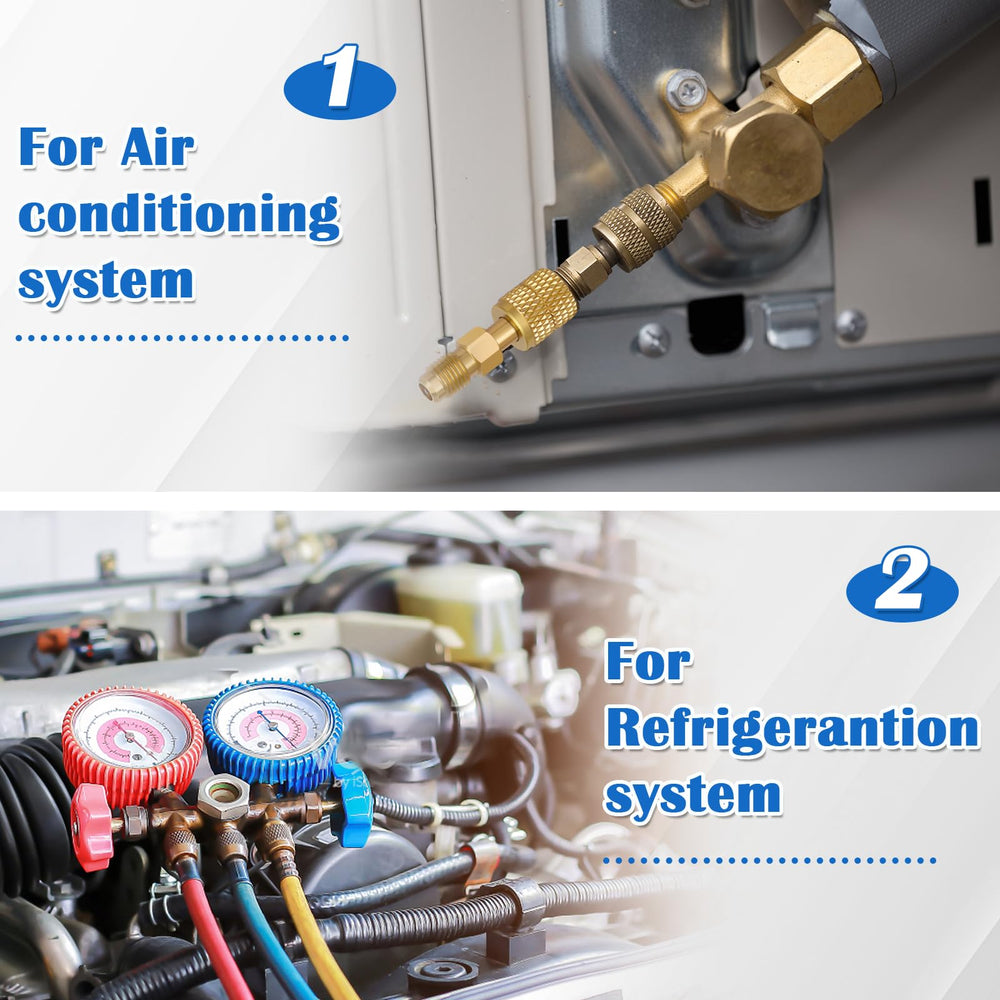 Fanovo R410A brass construction for durable refrigerant service