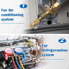Fanovo R410A brass construction for durable refrigerant service