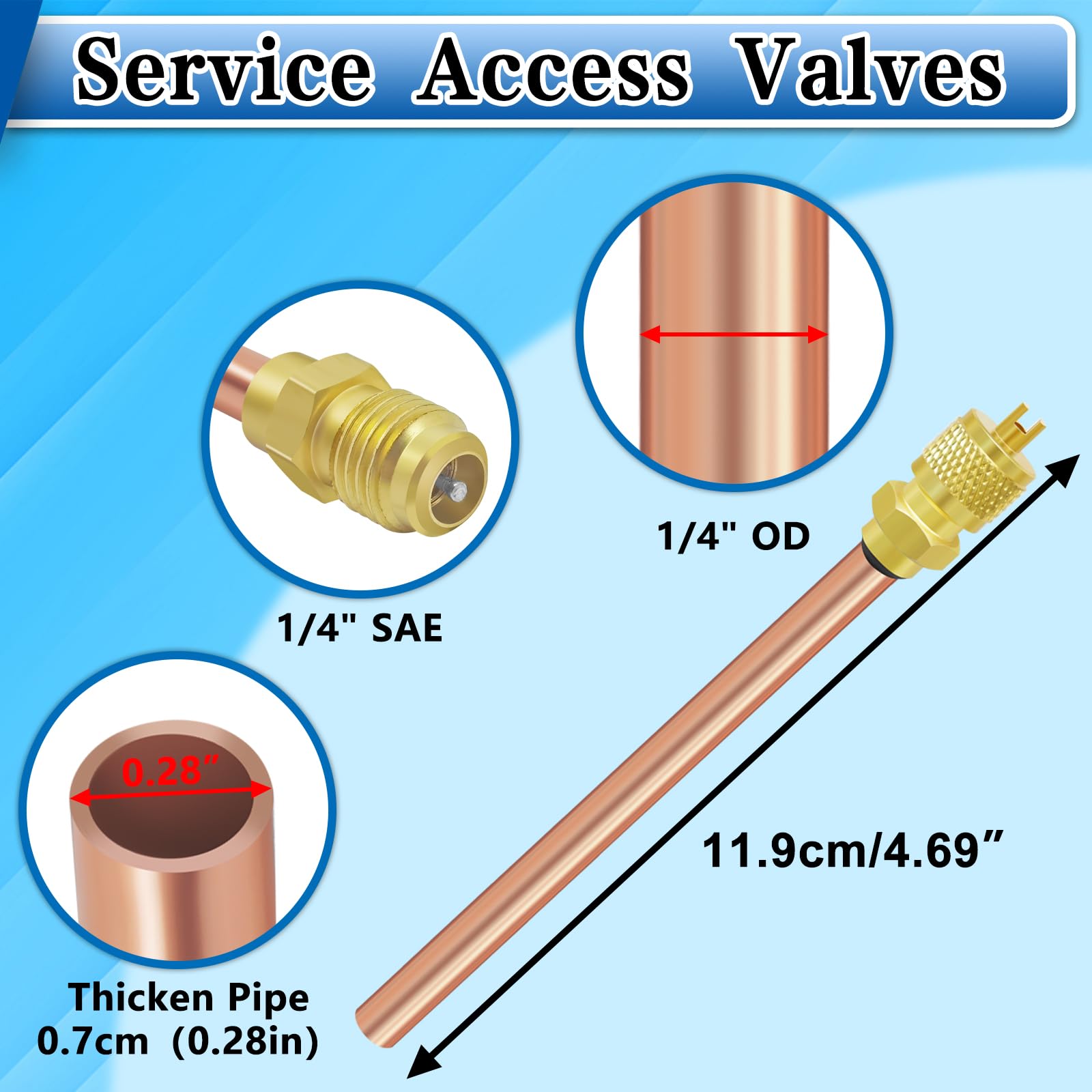 FANOVO copper-body valve close-up emphasizing durability for maintenance