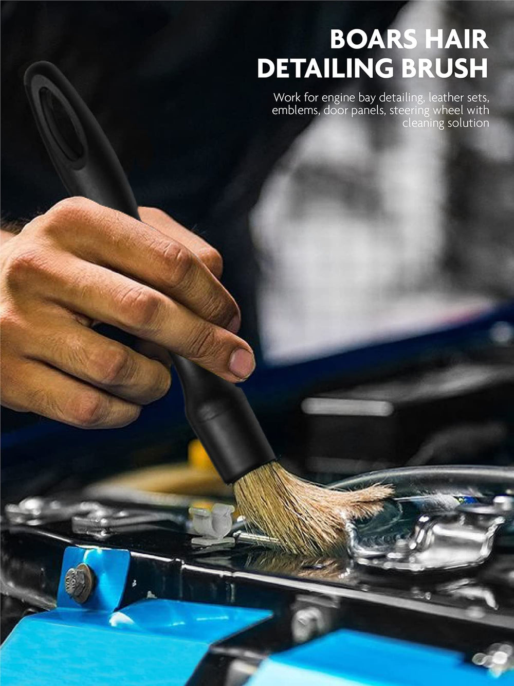 Fantasticlean dense microfiber-synthetic bristles versatile for upholstery and fabrics