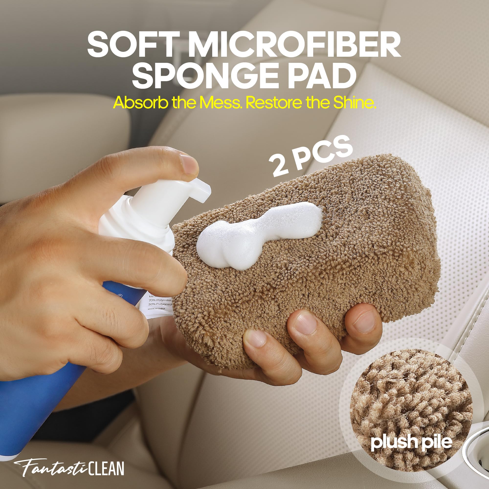 Fantasticlean heavy-duty microfiber towels 16x16 for wide-area wiping and polishing