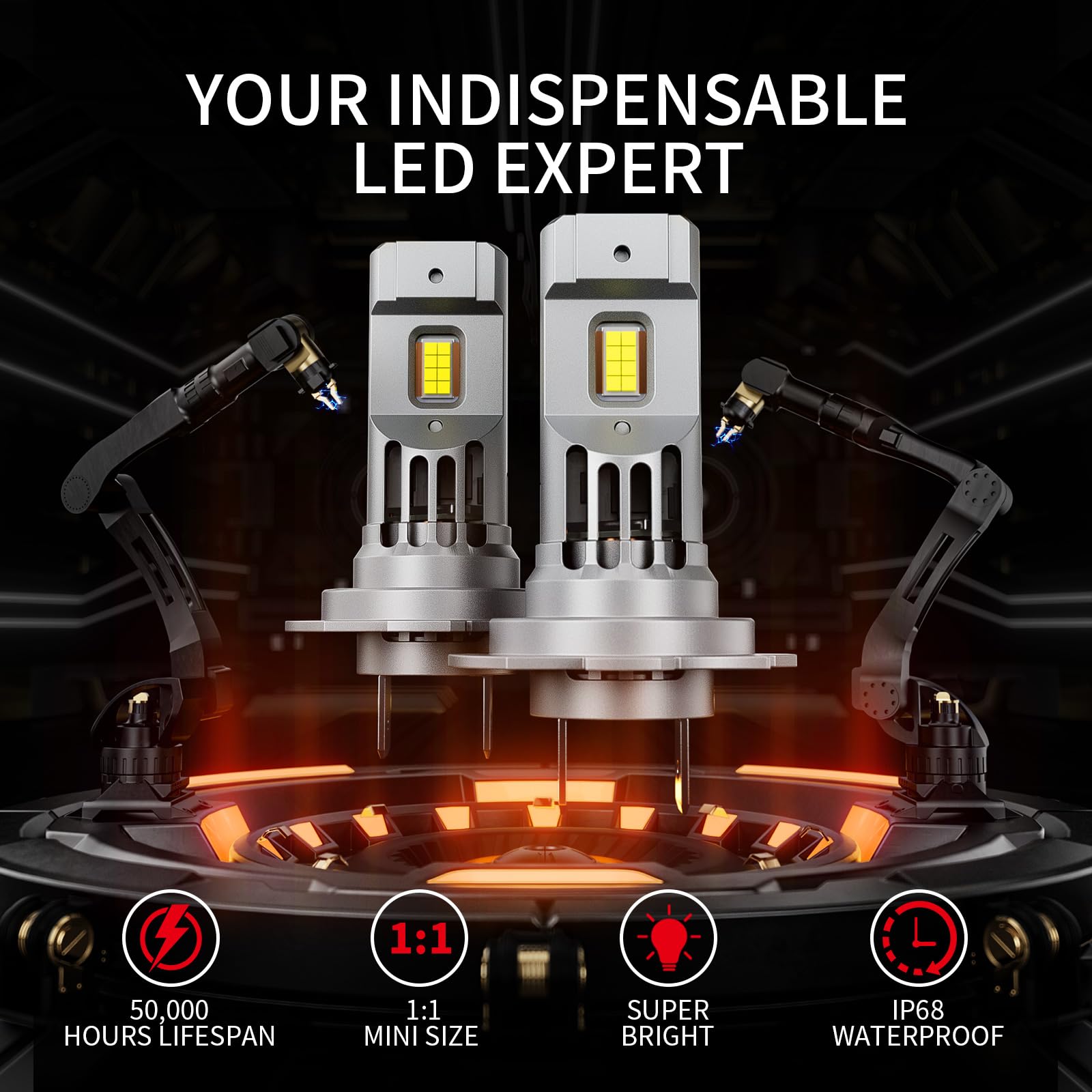 FANTELI light bulbs plug-and-play design enables effortless upgrades.