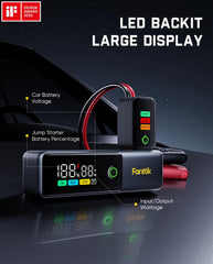 Fanttik Potent T10 1800A peak power starts engines quickly