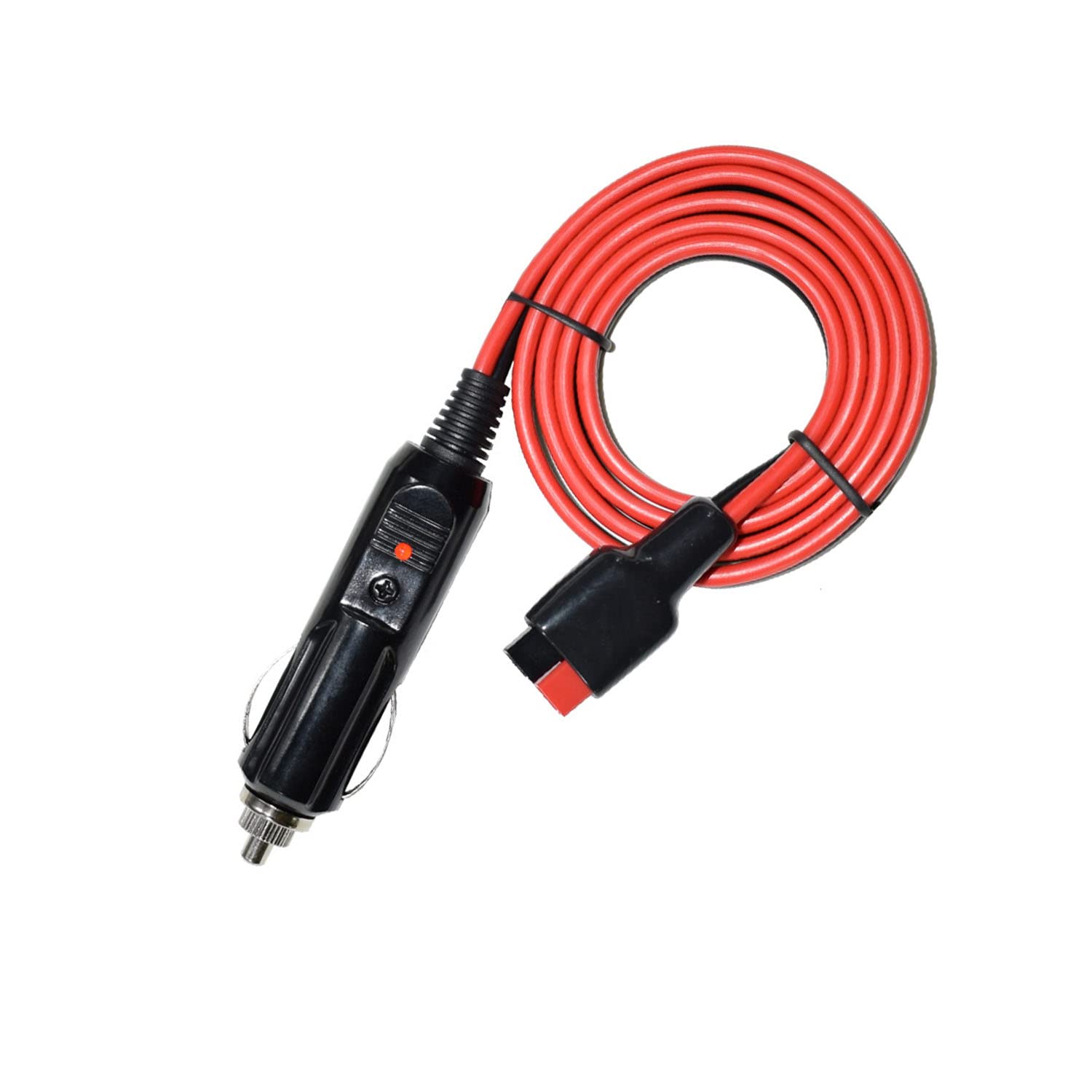 Faoyliye cigarette lighter plug with built-in 15A fuse for vehicle protection.