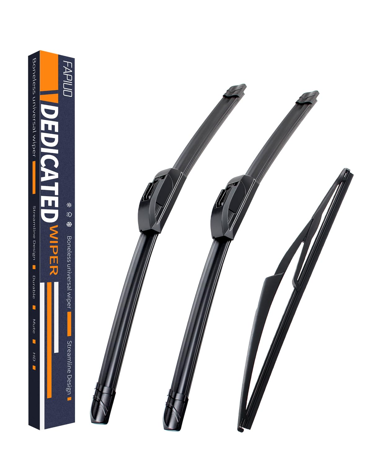FAPIUO Nissan Pathfinder 26-inch front wiper for clear rain visibility.