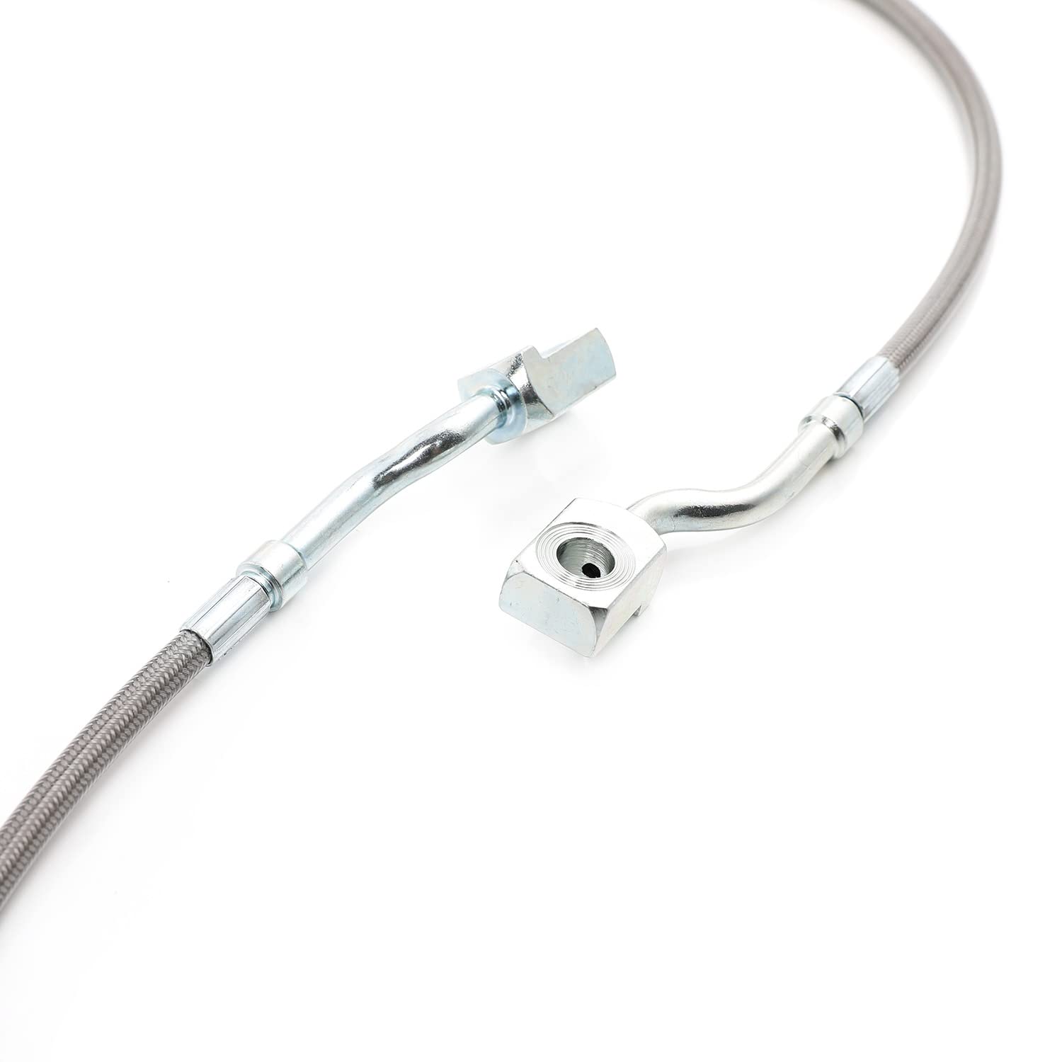 FAPO SHOCK stainless construction brake line enhances durability and resistance to wear.