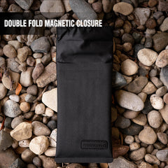 Faraday Defense Key Fob Jacket open closure demonstrates quick access with security