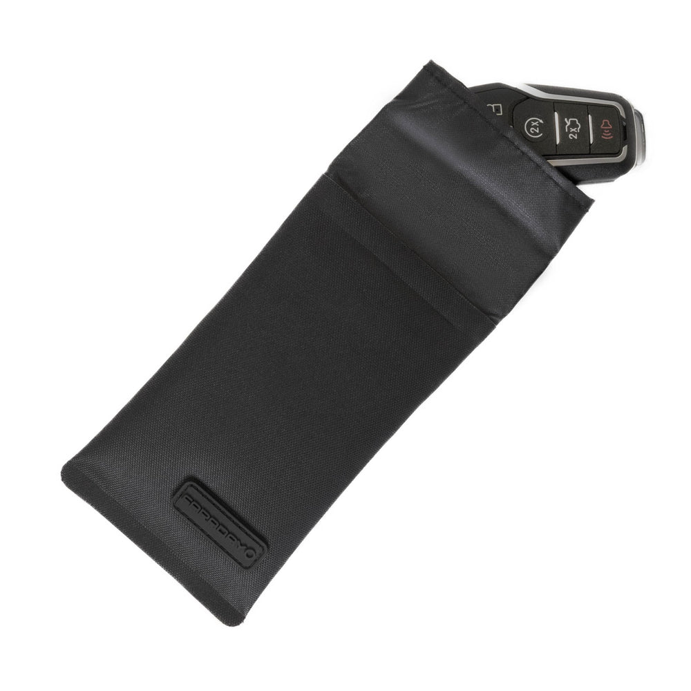 Faraday Defense Key Fob Jacket interior shielding for USBs and small drives