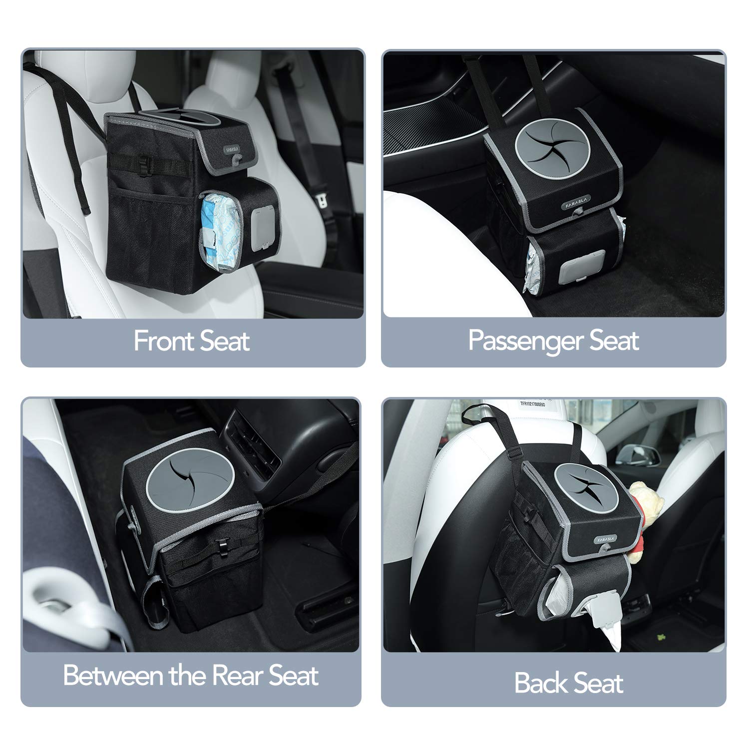Farasla 1.8-gallon capacity provides ample storage for daily use.