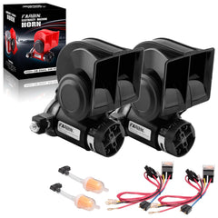 FARBIN air horn for trucks—150dB package view with powerful sound output.