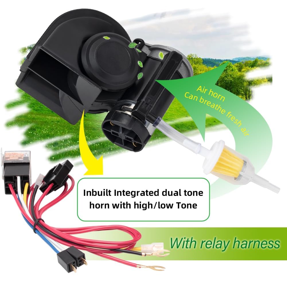 FARBIN compact horn with dual units enables space-saving installation