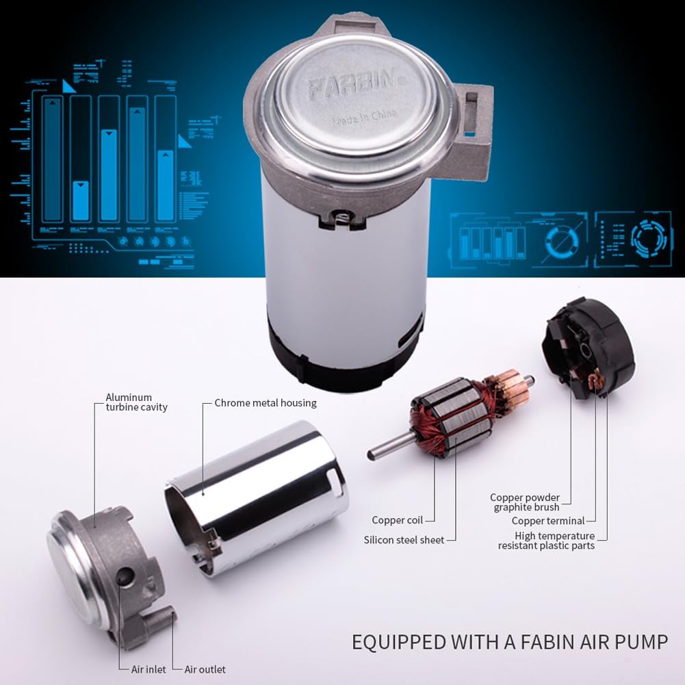 FARBIN versatile horn kit for multiple 12V vehicles