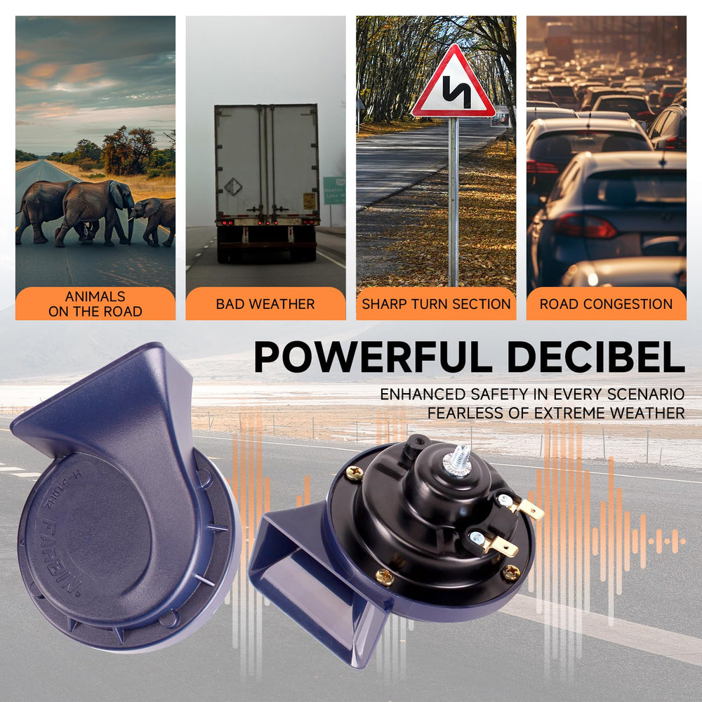 Farbin waterproof housing ensures durable operation in rain and dust.