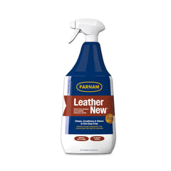 Farnam Leather New Easy-Polishing Saddle Soap bottle ready for quick cleaning and conditioning.