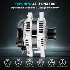 Farrme 11326 side view emphasizes 150A capacity for robust vehicle electrical systems.