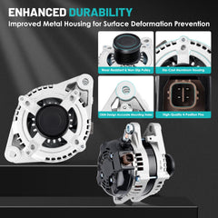Farrme 27060-31161 pulley detail demonstrates seven-groove pulley for OE-like fit.