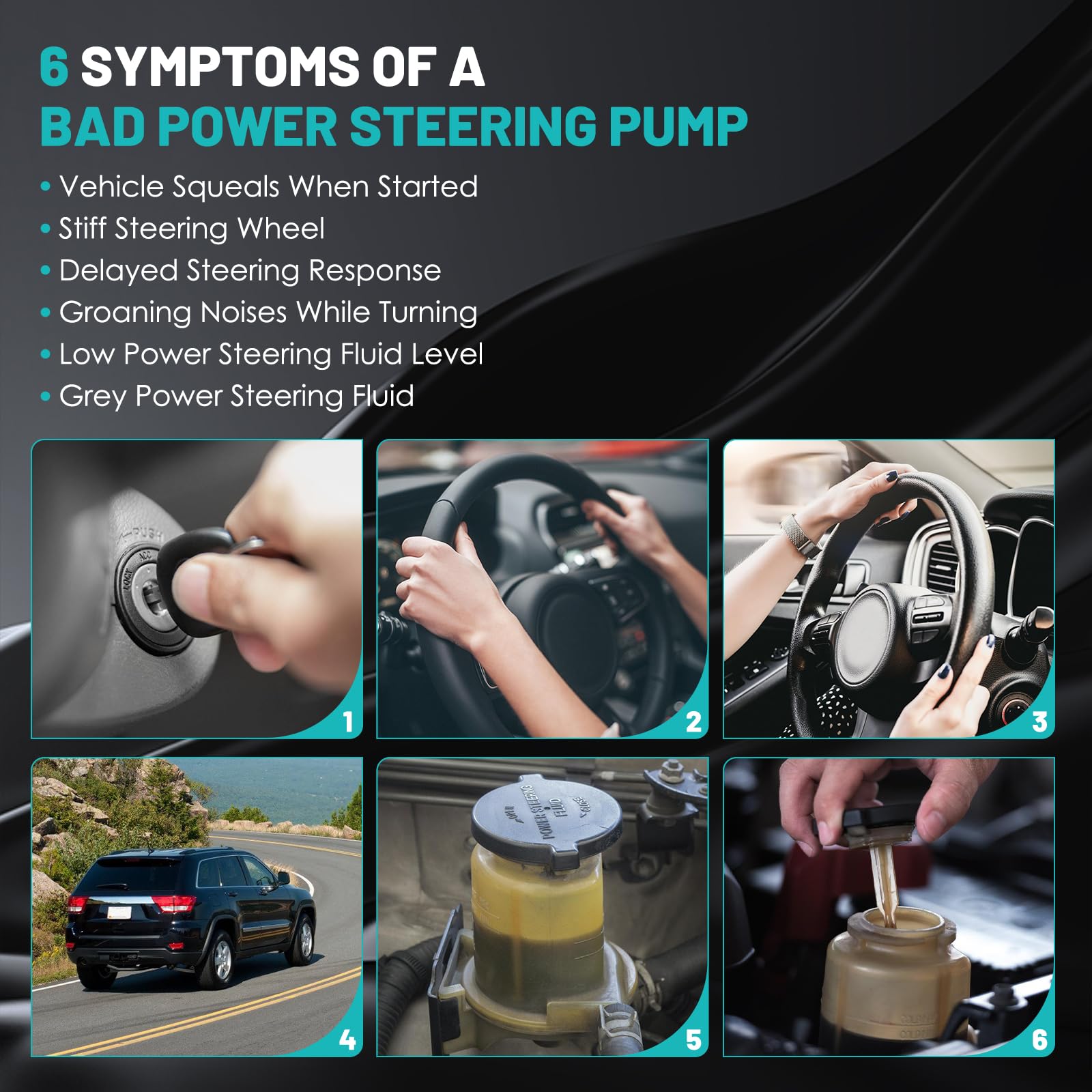 Farrme direct replacement pump restores steering ease and control.