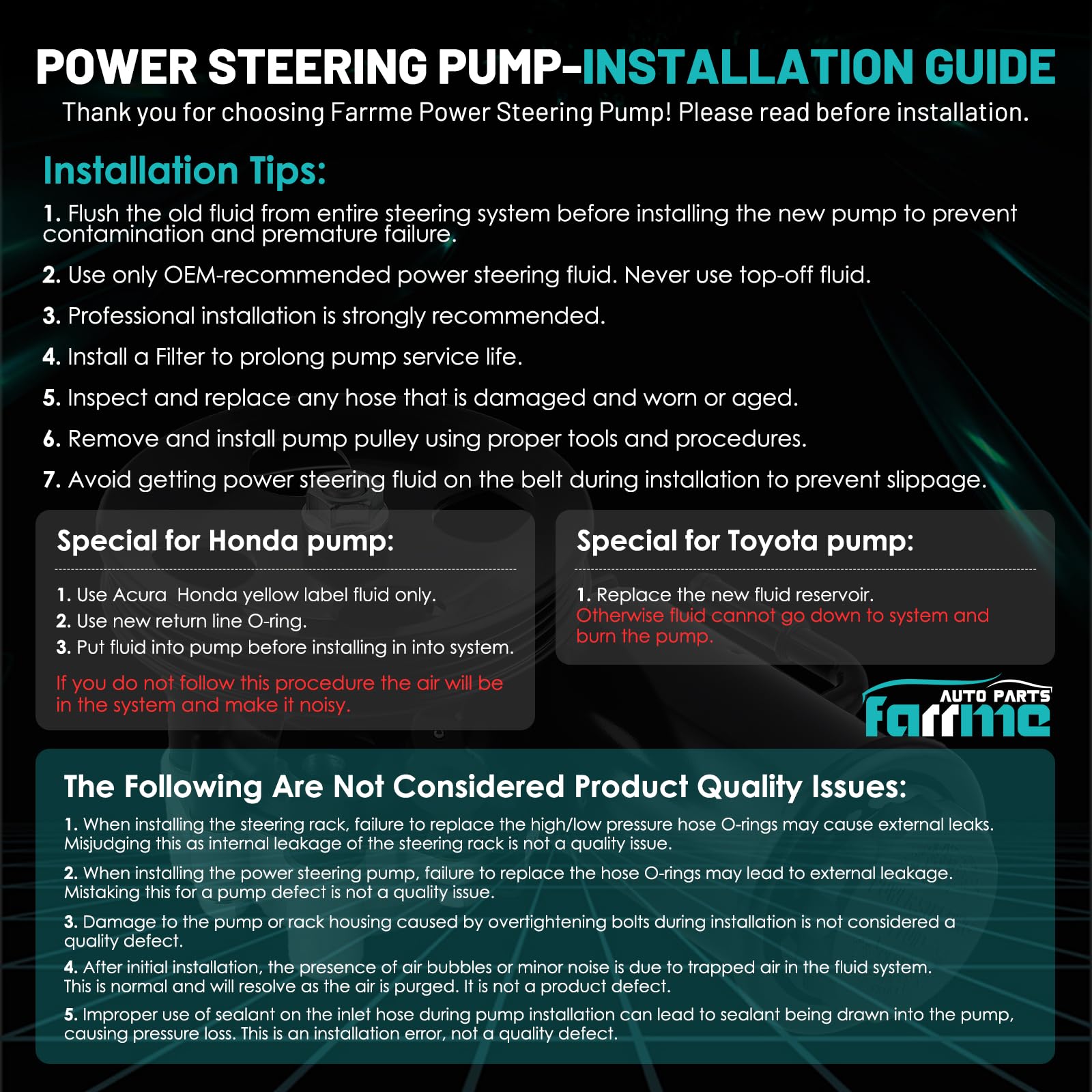 Illustrated belt routing guide for the Farrme pump installation